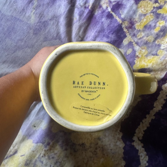 Rae Dunn Spring Mug Trio - Green, Yellow, White BNWT - Picture 6 of 7